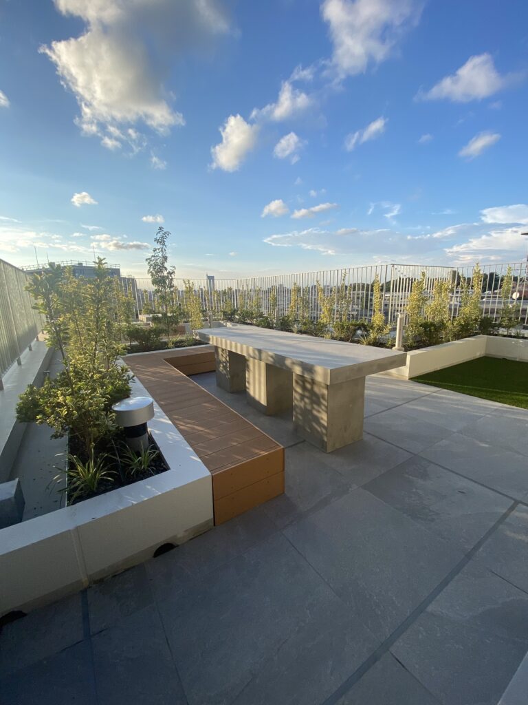 屋外テラスの画像