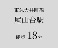 東急大井町線尾山台駅 徒歩18分